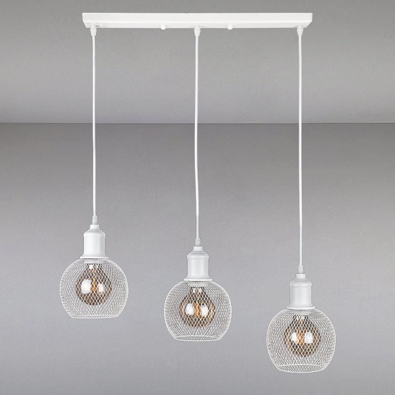 Люстра подвесная лофт Light House LS-14024-3 WH 500 Белый