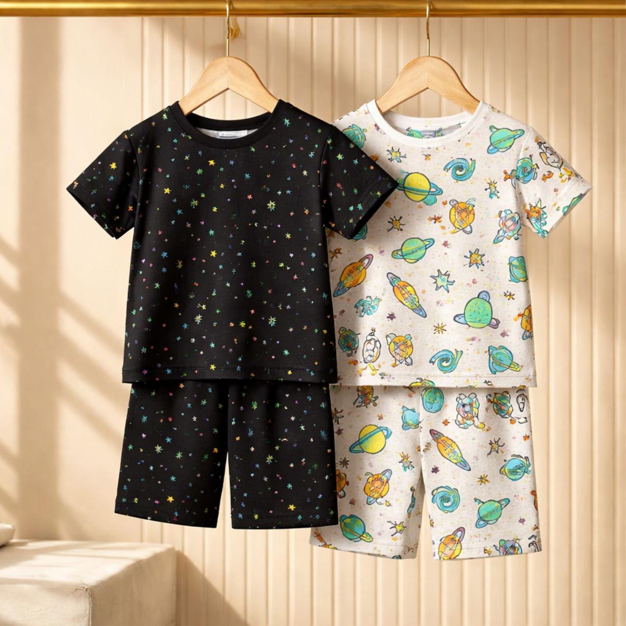 Комплект пижамы на мальчика футболка и шорты George 122-128 см 7-8 лет 2 шт. (2943055522)