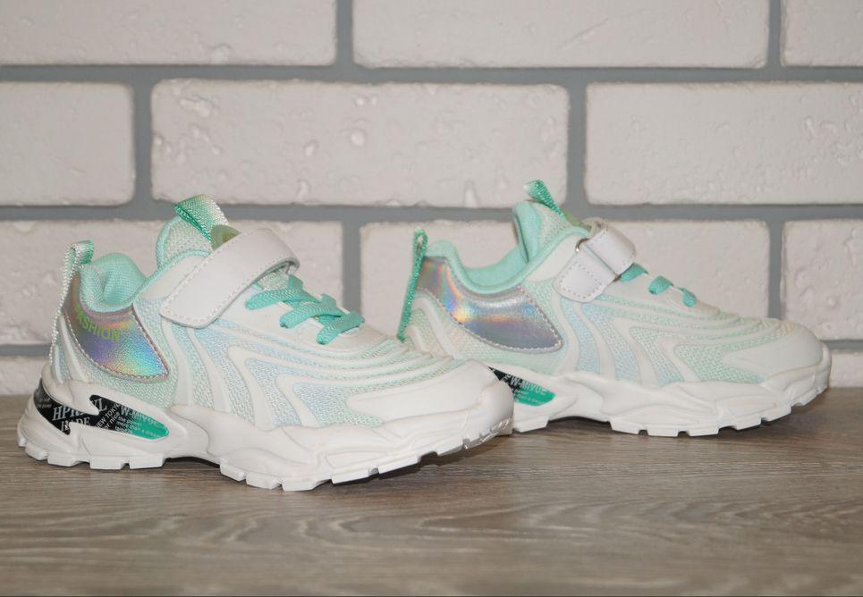 Кросівки дитячі Paliament р. 27 16,5 см Білий/Зелений (31134-27) - фото 6 Кросівки дитячі Paliament р. 27 16,5 см Білий/Зелений (31134-27) - фото 6