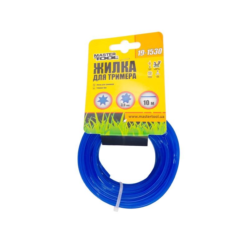 Леска для триммера Mastertool 3 мм 10 м семиугольник (19-1530)