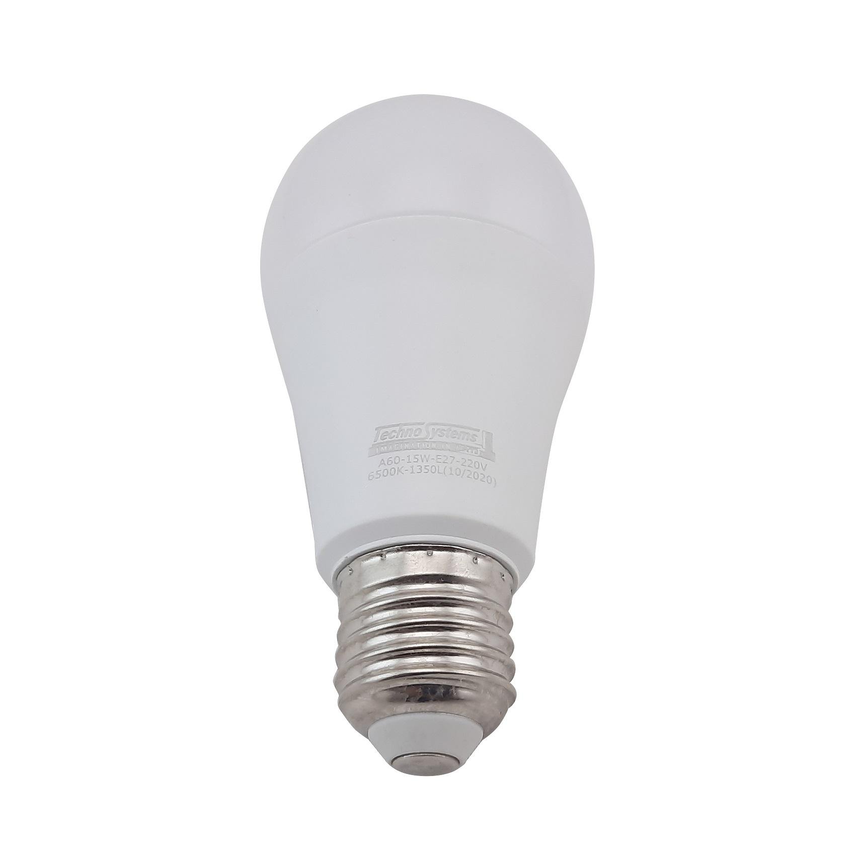 Лампа світлодіодна TechnoSystems Bulb A60 15Вт E27 6500K 1350Лм ICCD (256) - фото 5