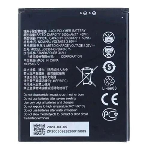 Аккумулятор для ZTE Blade A31/Blade A31 Plus Li3830T43P8h486375 3050 mAh (2000996201465)