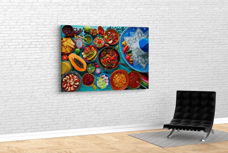 Картина для интерьера Яркая еда 51x34 см (424)