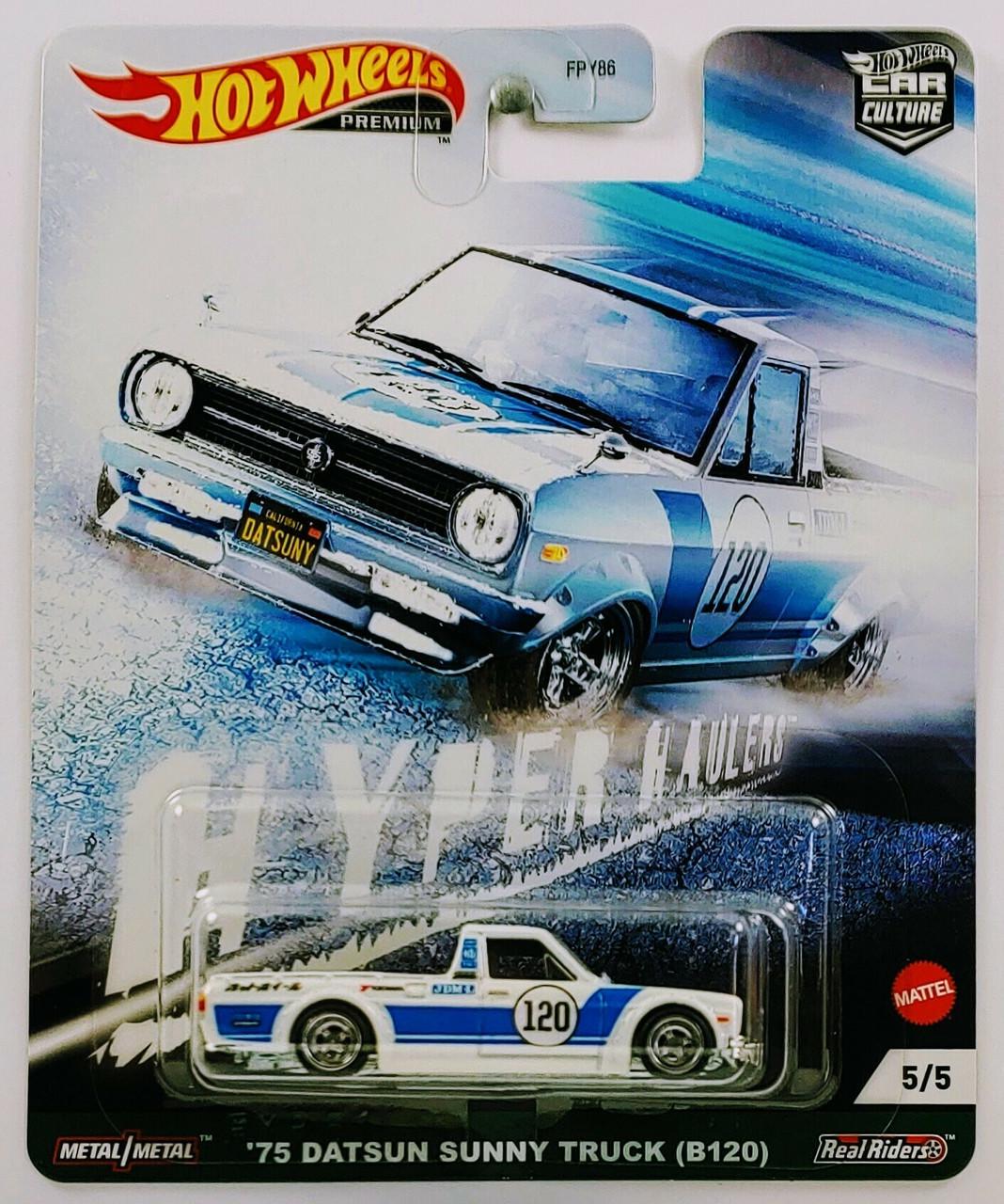 Игрушечная машинка Hot Wheels Premium 75 Datsun Sunny Truck B120 2021 Hyper Haulers 5/5 Car Culture (GRJ87)