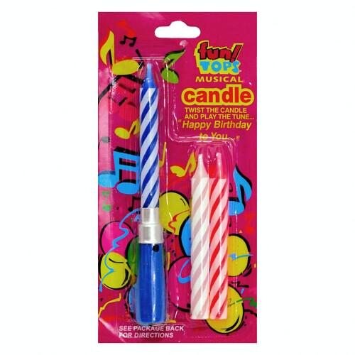 Свічка для торта музична SETA Decor 16-8BL