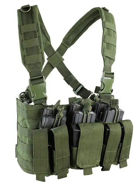 Розвантажувальний жилет з підсумками Condor Recon Chest Rig Оливковий (MCR5-498)