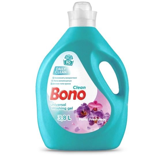 Гель для стирки Bono Clean Universal Floral Freshness 3,8 л (hx-48147)