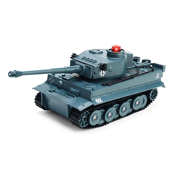 Танк на радиоуправлении JJRC Q85 1:30 с подвижным дулом и башней Blue (d280)