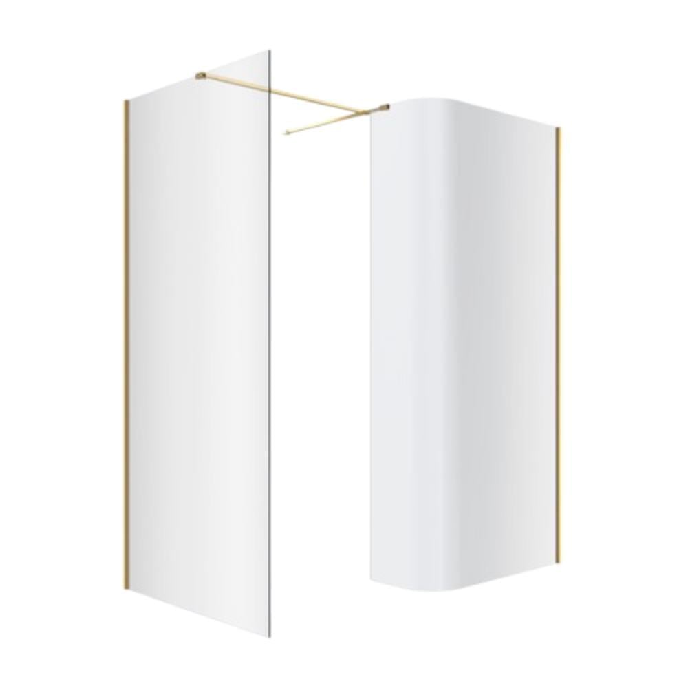 Душевая кабина Excellent Vidoq Walk-In 200х93x90 см стекло 6 мм без поддона с покрытием Clean Control (KAEX.1507.K.0900.0930.GL)