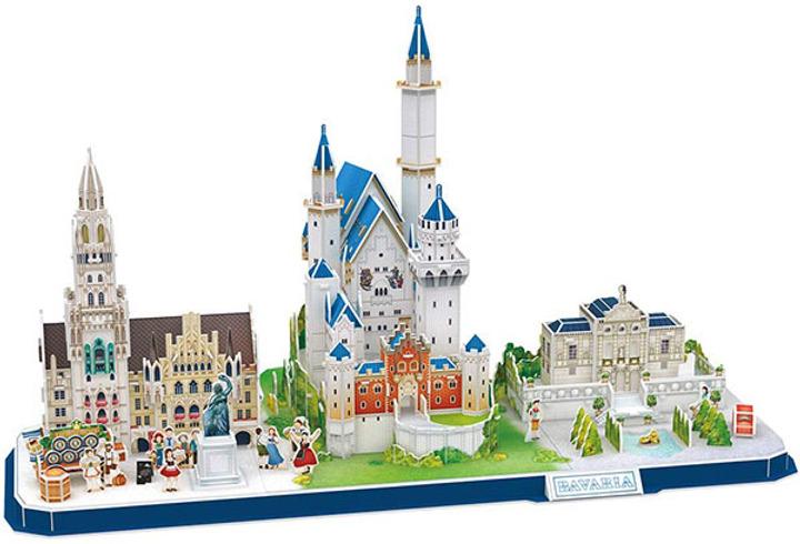 Головоломка-конструктор CubicFun City Line Баварія (MC267h)