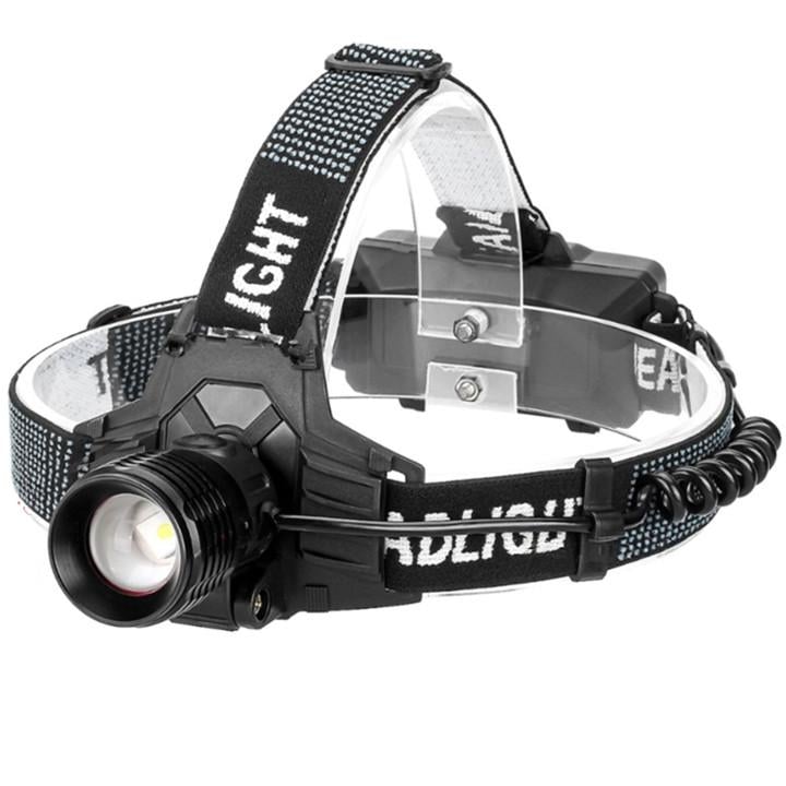 Ліхтар налобний Bailong 1 режим PM10-TG/2x18650/ЗУ Type-C/zoom White Laser Led (8105)