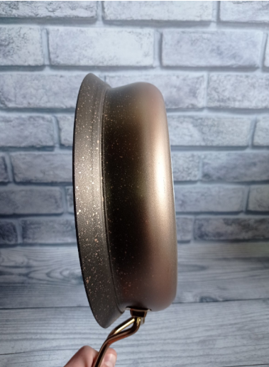 Набір посуду OMS з антипригарним покриттям для індукціі 7 предметів Bronze (3044-ind-bronze) - фото 4 Набір посуду OMS з антипригарним покриттям для індукціі 7 предметів Bronze (3044-ind-bronze) - фото 4