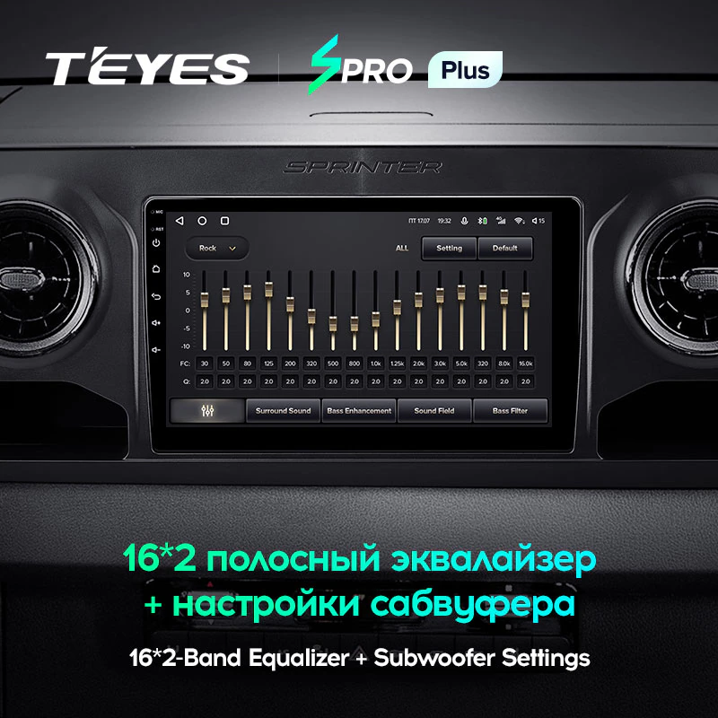 Автомагнітола штатна Teyes SPRO Plus для Mercedes-Benz Sprinter 2018-2022 Android (1770637196) - фото 4