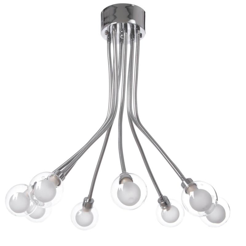 Люстра молекула галогенна з гнучким ріжком лофт Brille BL-416S/8 G9 CH