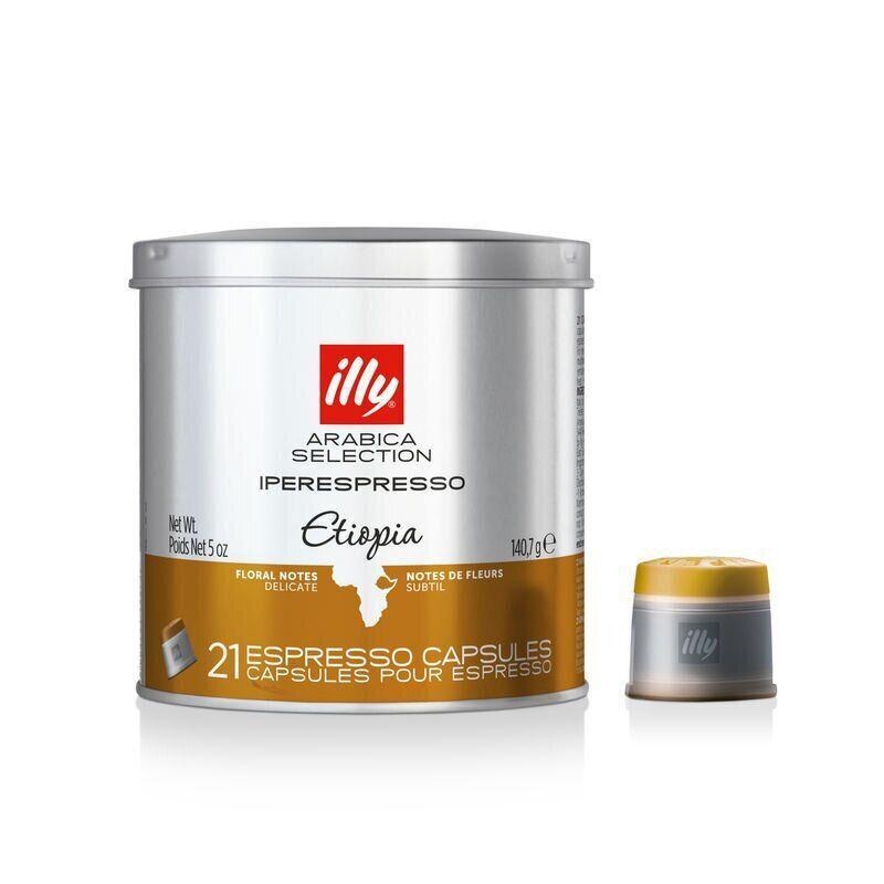 Кофе в капсулах iperEspresso illy ETHIOPIA с/б 21 шт. (11637)