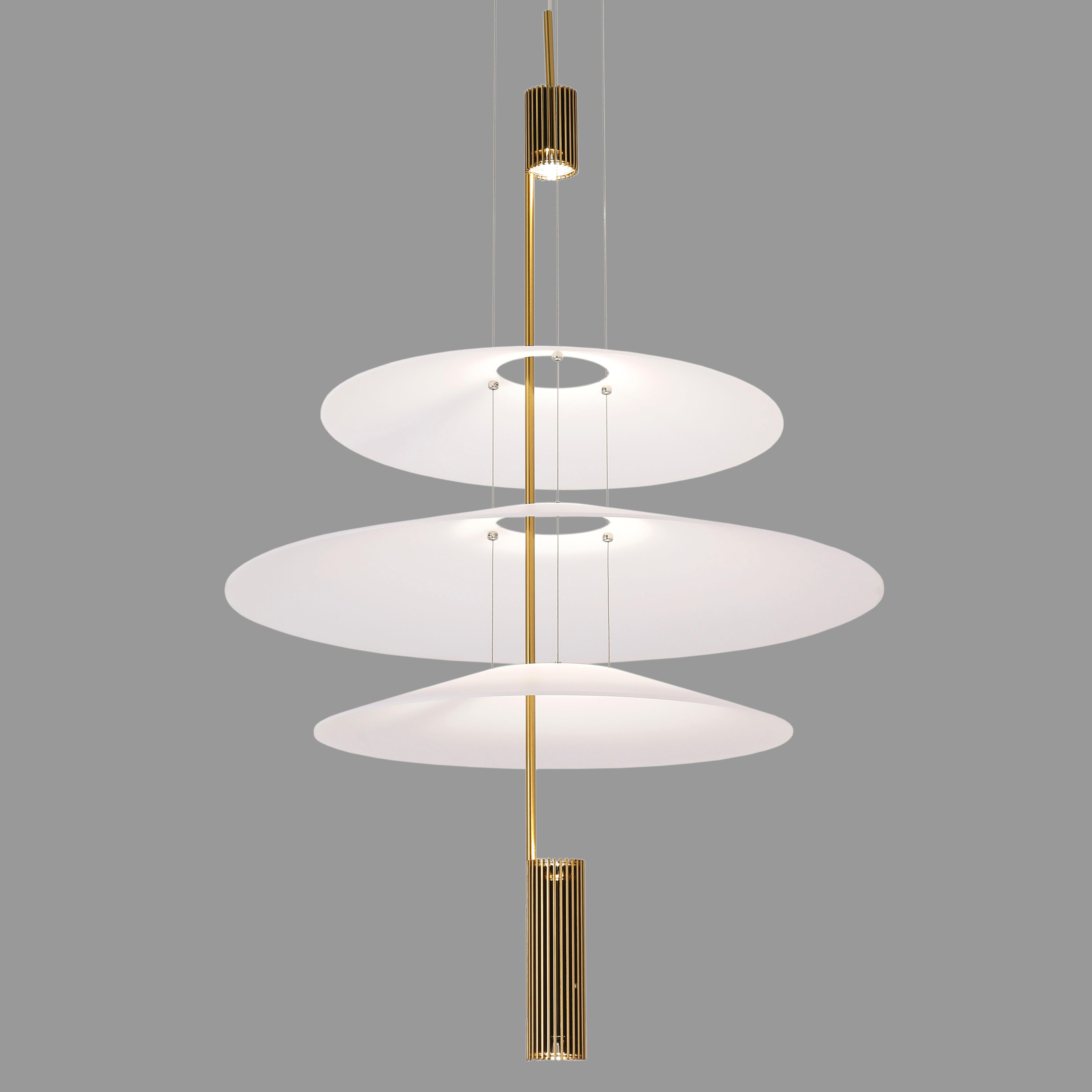 Люстра дизайнерская бронзовая Flamingo 12W 36-50-36см (92-D1183 AB)