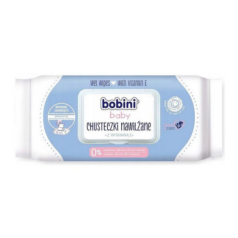 Влажные салфетки для детей Bobini Witamin E 60 шт.