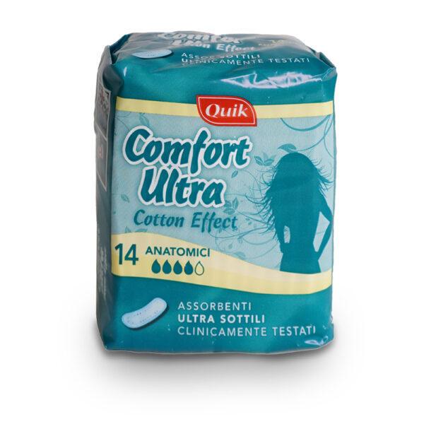 Прокладки гігієнічні Cardificio Italiano Quik Comfort ultra Anatomici 14 шт.