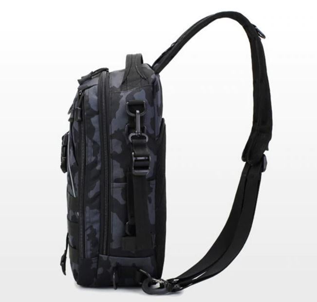 Сумка-рюкзак Черный камуфляж (513831) - фото 3