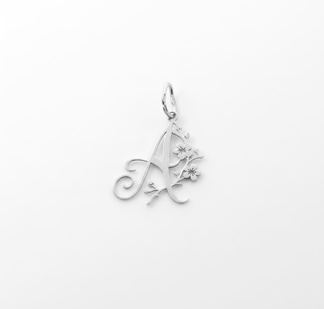 Кулон серебряный Maxi Silver 9703 в виде буквы А (89703)