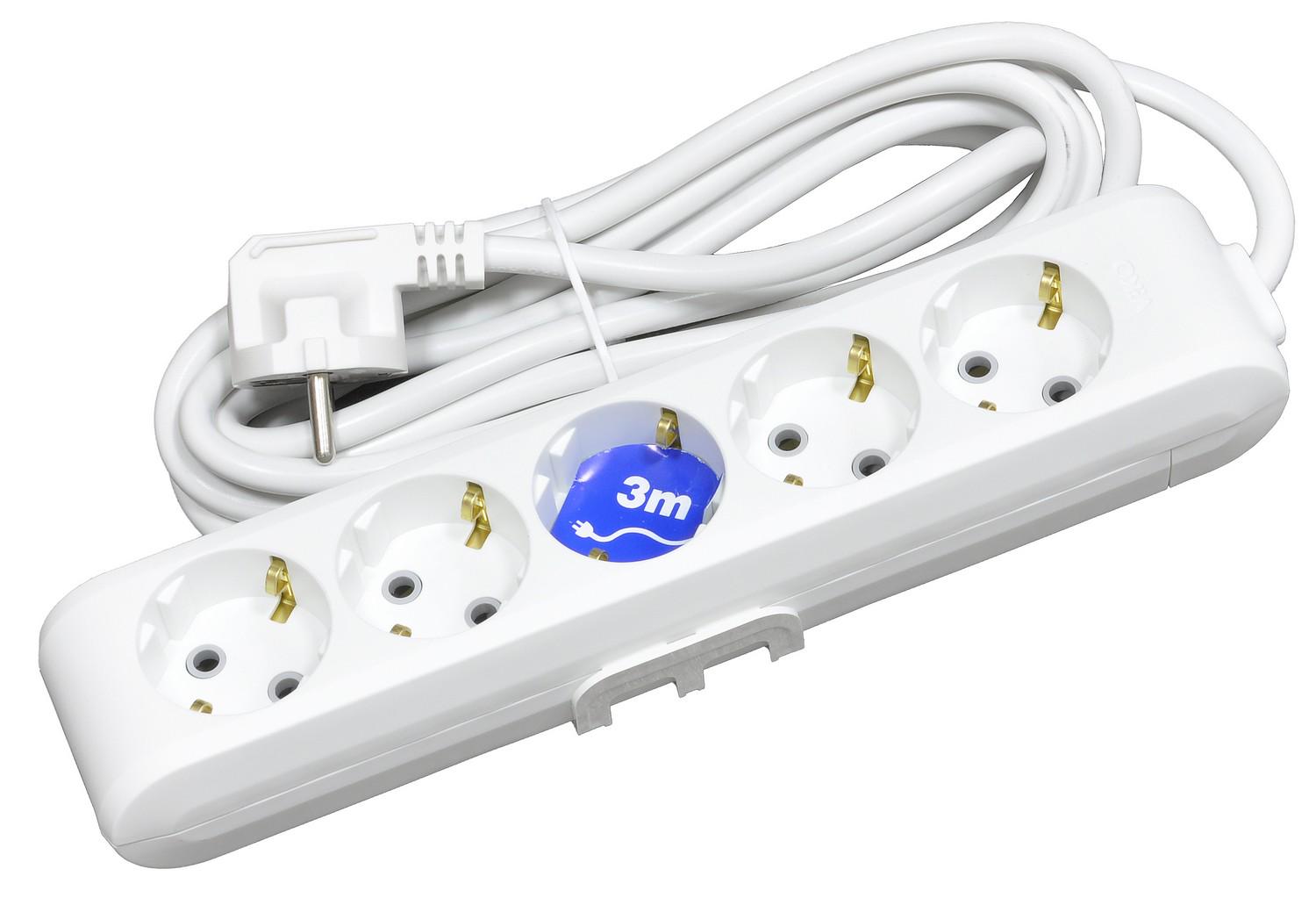 Удлинитель Viko Multi-Let 5 гнезд на 3 м с заземлением (90114503)