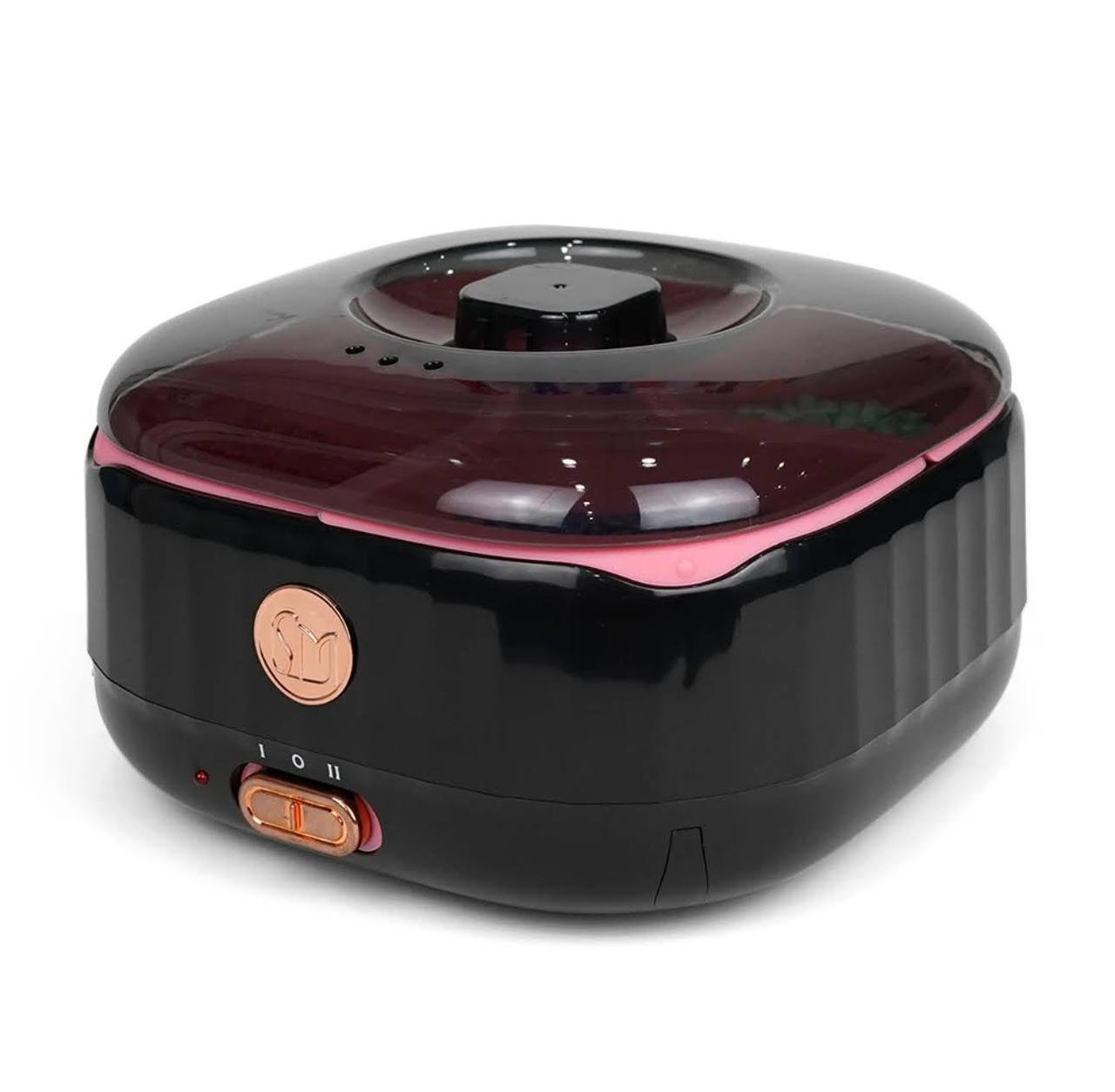 Воскоплав баночный SM-5001A для депиляции на 600 мл с переключателем мощности со 100 на 200 Вт Черный