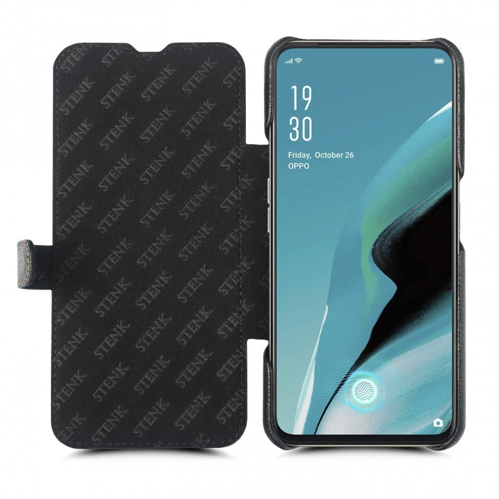 Чехол книжка Stenk Premium для OPPO Reno2 F Черный (68541)