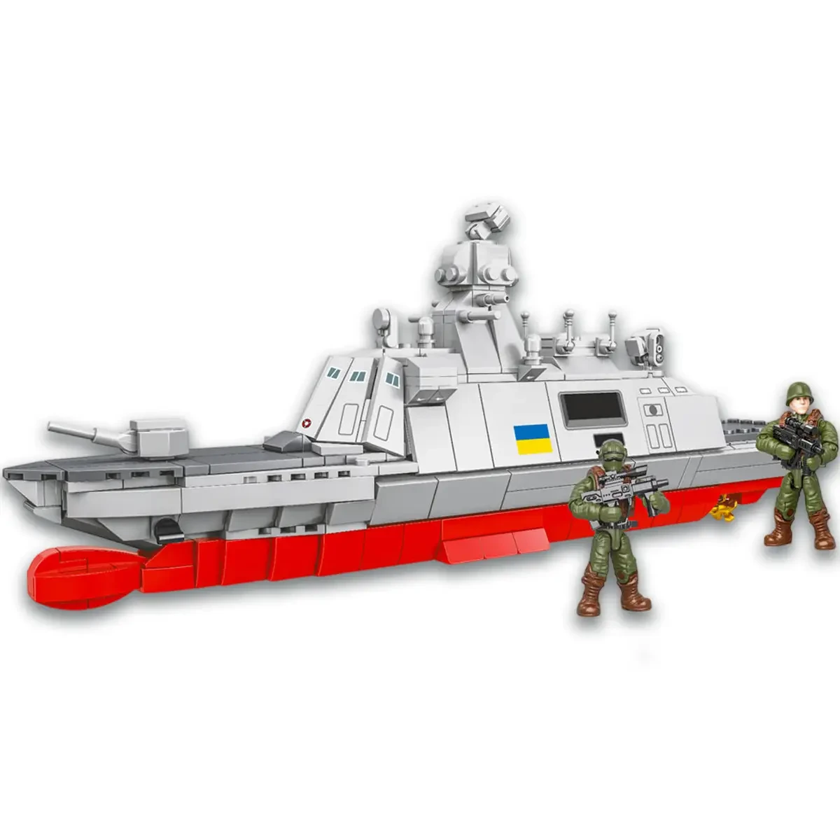 Конструктор KB 1149 Корабль Гетман Иван Мазепа с солдатами ВСУ 727 дет. (2800339556)