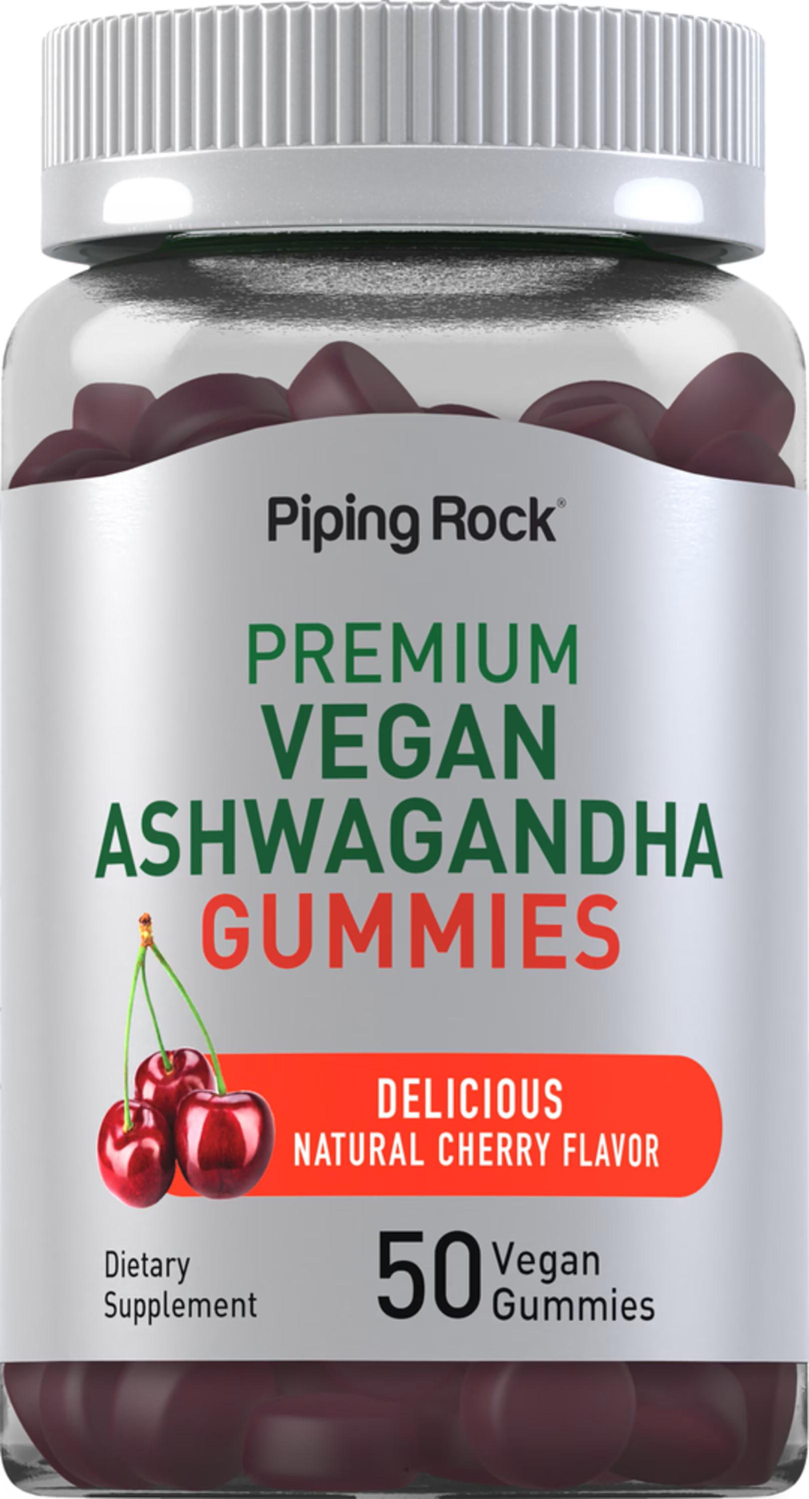 Ашваганда Piping Rock Ashwagandha Gummies 50 вег. капс.