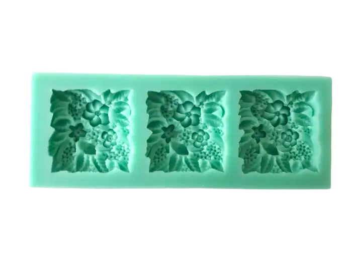 Молд кондитерский для мастики и шоколада Цветы силиконовые L 9 см (16090)