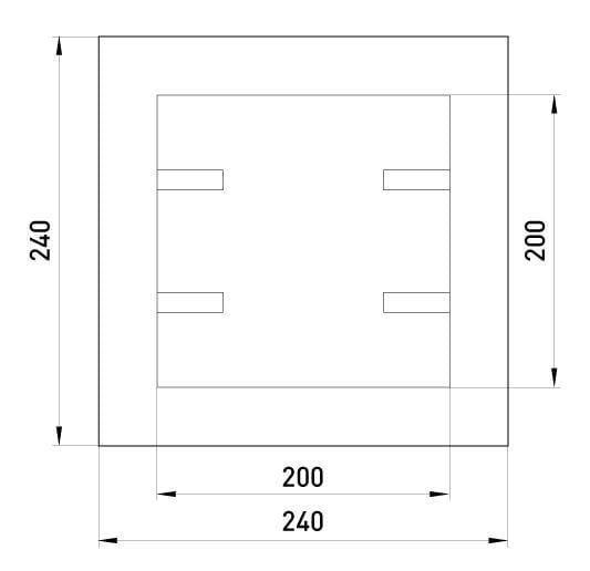 Дверцята металеві ревізійні E.NEXT e.mdoor.stand.200.200.z із замком 200х200 мм (s0100059) - фото 5 Дверцята металеві ревізійні E.NEXT e.mdoor.stand.200.200.z із замком 200х200 мм (s0100059) - фото 5