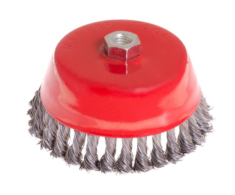 Щітка торцева Mastertool з плетеного дроту 150 м (19-7015)