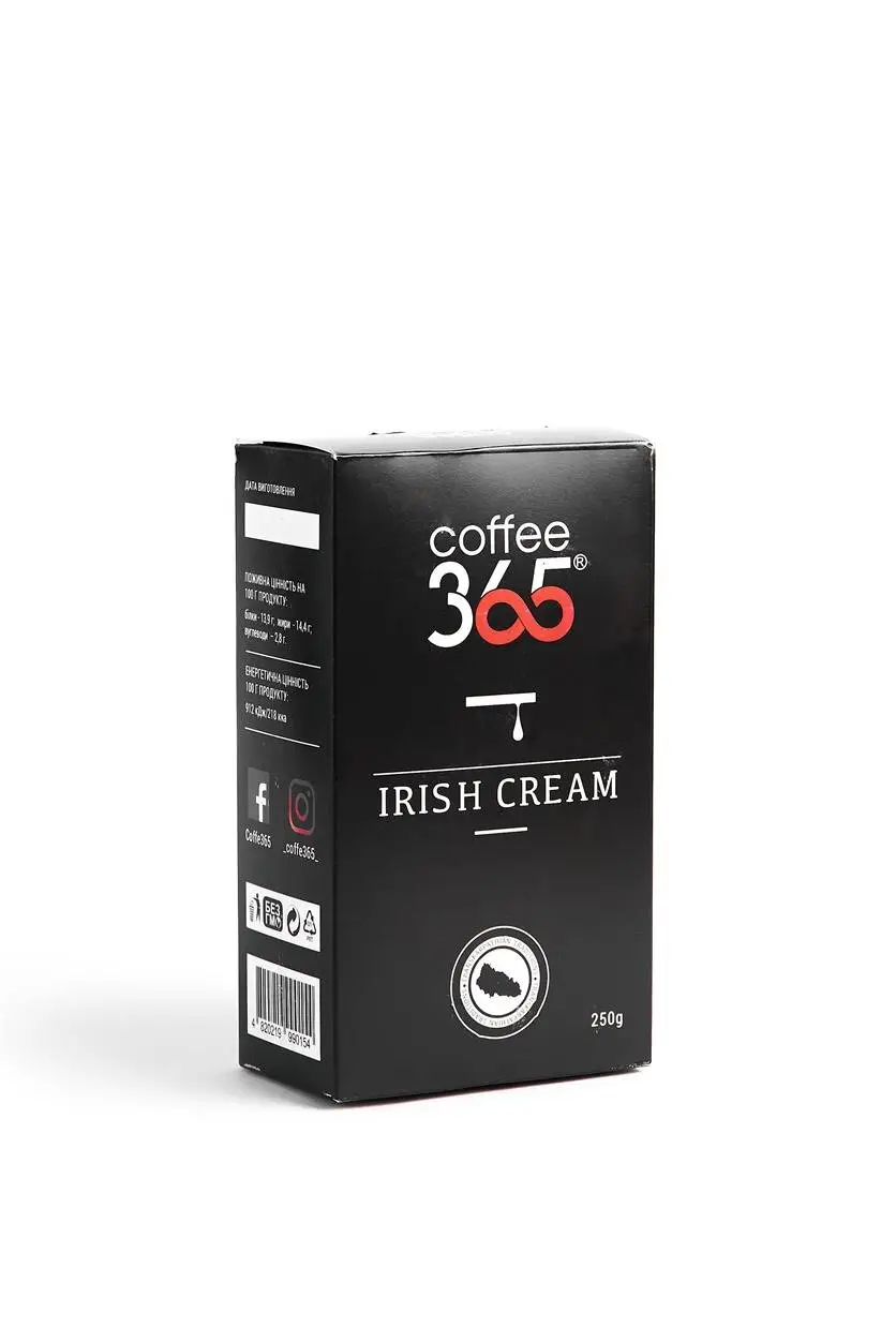 Кава мелена Coffee365 Irish Cream 250 г