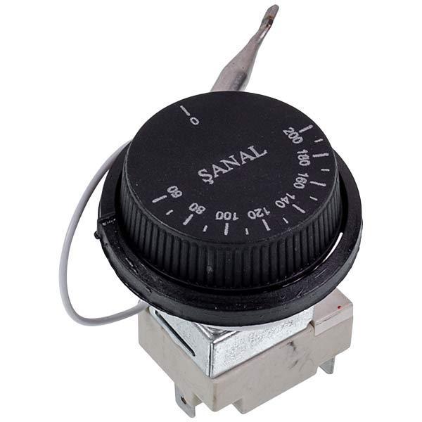 Термостат с ручкой управления для духовки Sanal FSTB 16A 250V (00000042138) Термостат с ручкой управления для духовки Sanal FSTB 16A 250V (00000042138)