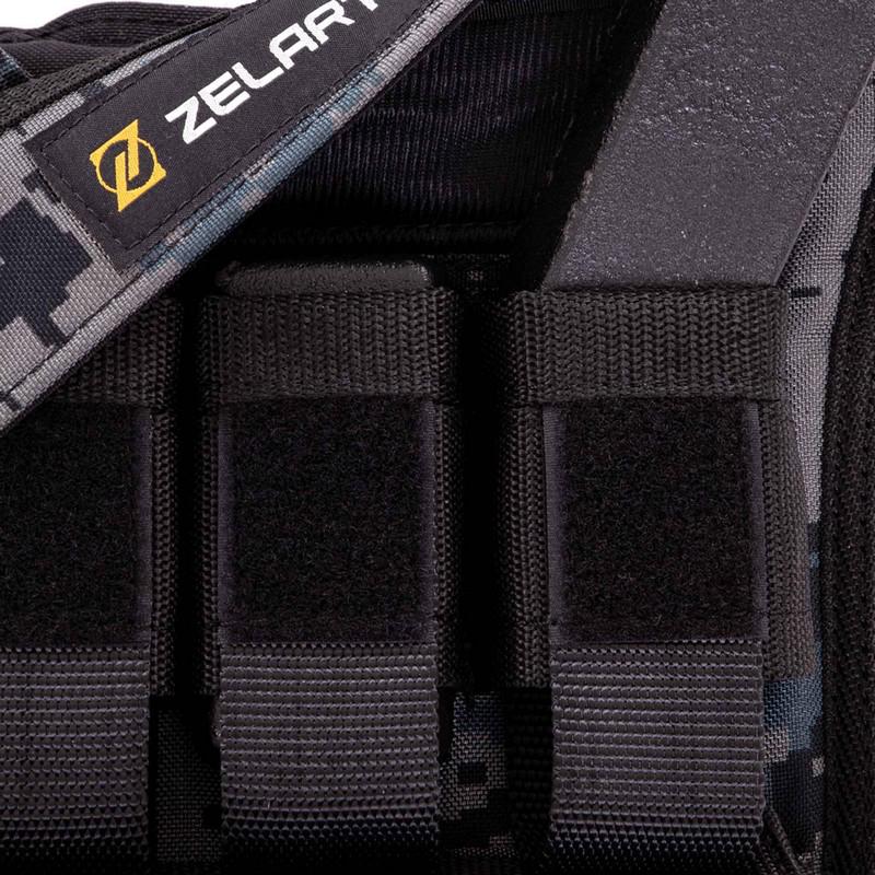 Жилет обтяжувач TA-3271 16 кг Чорний (56363251) - фото 12