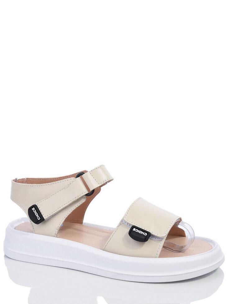 Босоножки кожаные ITTS N63-2 р. 38 Молочный Босоножки кожаные ITTS N63-2 р. 38 Молочный