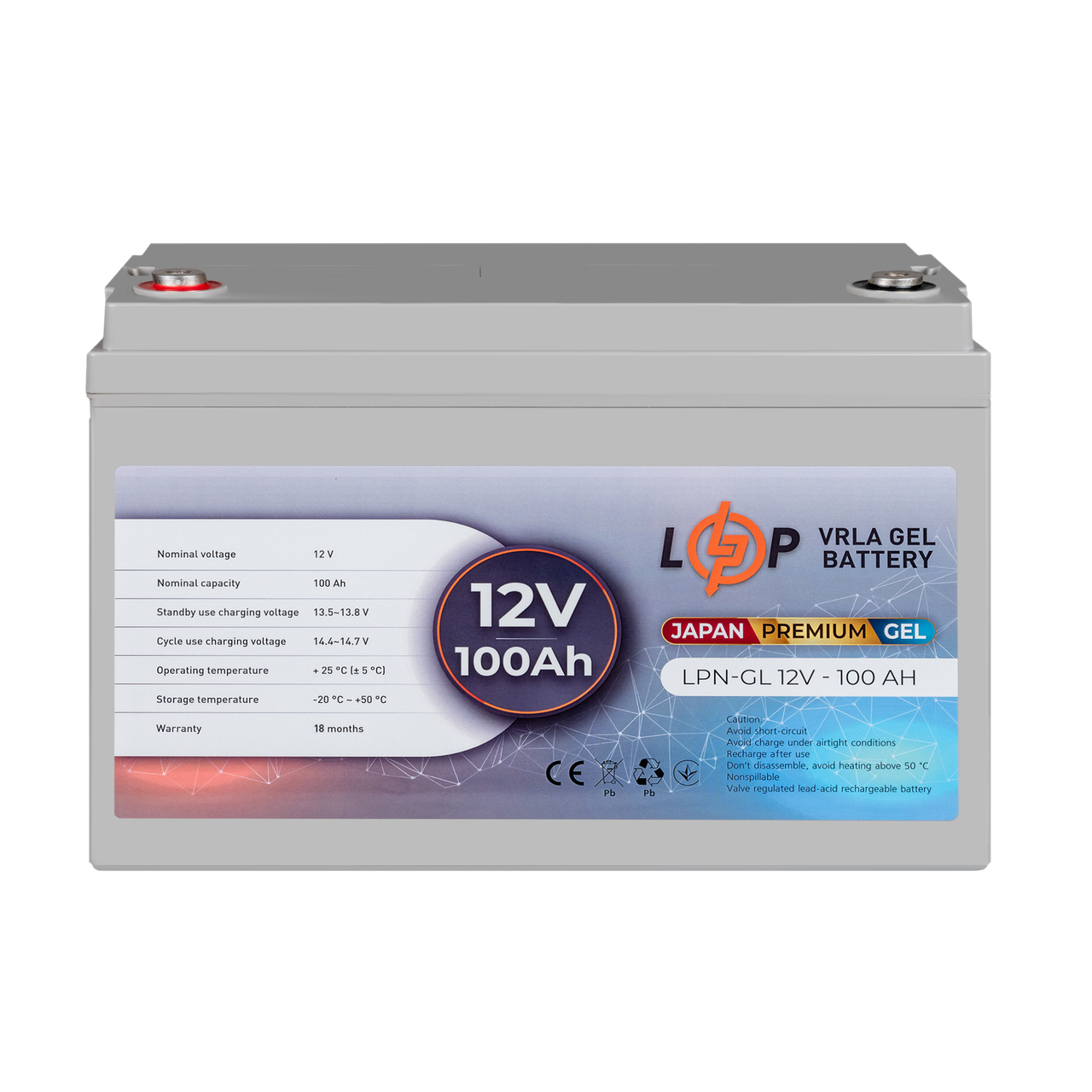 Аккумулятор гелевый LPN-GL 12V-100 Ah - фото 2