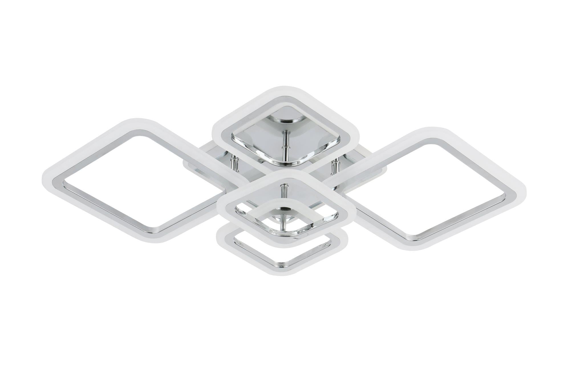 Люстра потолочная светодиодная Valeso 2055/5 128 W Хром