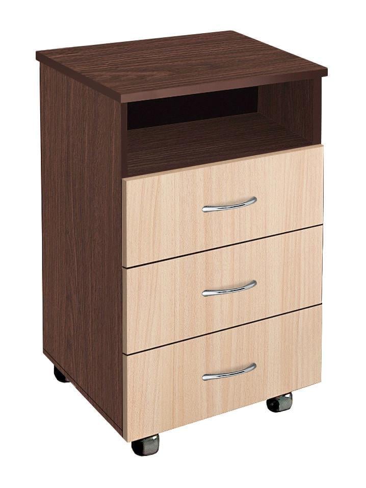 Тумба мобільна МАКСІ-Меблі Економ плюс Венге магія (11126)