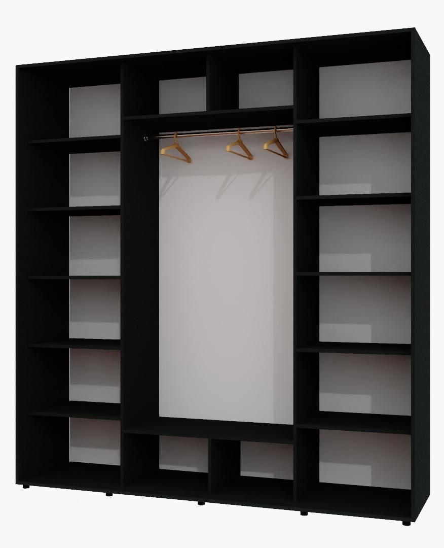 Корпус шафи-купе Алекса ШК-05 220х60х240 см Антрацитовий Корпус шафи-купе Алекса ШК-05 220х60х240 см Антрацитовий