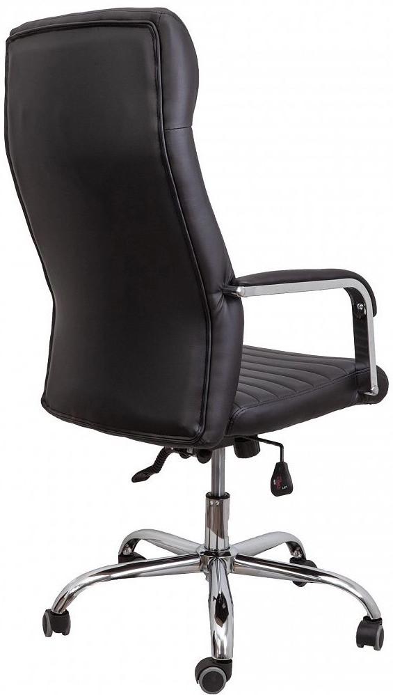 Кресло руководителя Техфорвард Зевс ANF эко-кожа крестовина хром Черный - фото 4 Кресло руководителя Техфорвард Зевс ANF эко-кожа крестовина хром Черный - фото 4