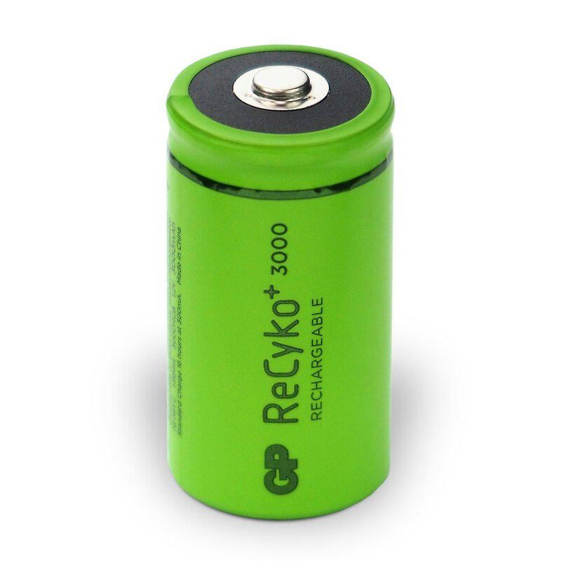 Аккумулятор GP Recyko+ 3000 C/R14 LSD Ni-MH bulk Button Top 3000 mAh 3A (25993902)