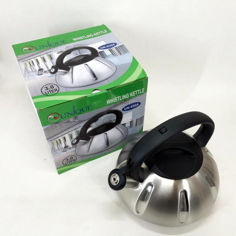 Чайник Unique UN-5304 со свистком 3 л (tf5904) - фото 8