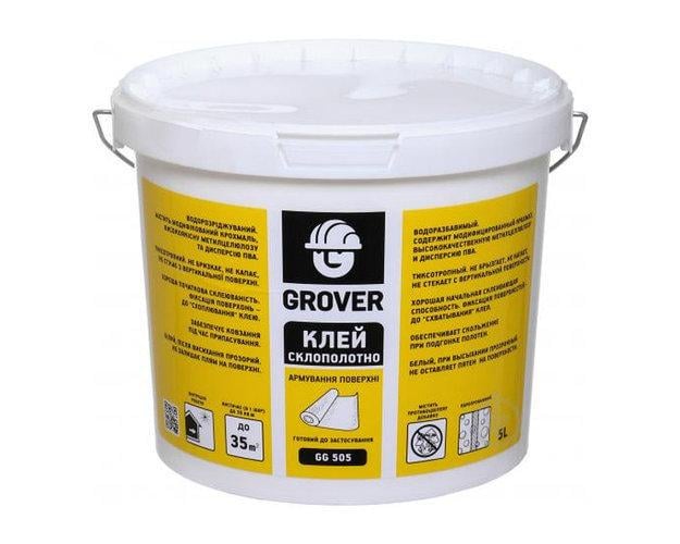 Клей для склополотна і склострічки Grover G 505 дисперсійний 5 кг (1421741307)