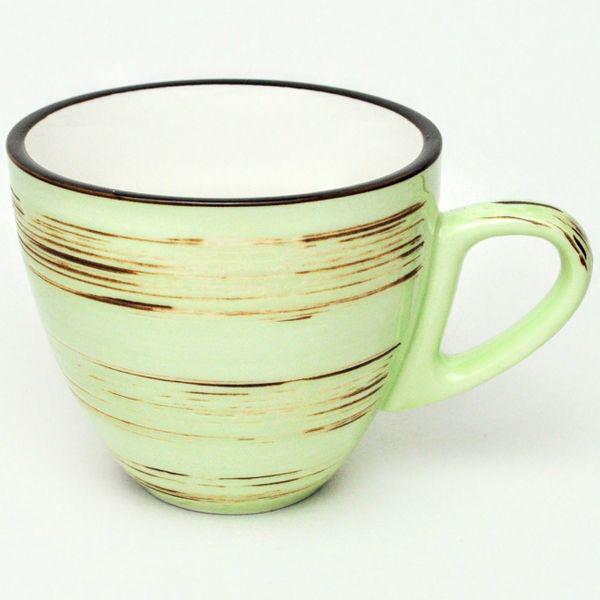 Чашка чайная Wilmax Spiral Pistachio 300 мл (WL-669136/A) Чашка чайная Wilmax Spiral Pistachio 300 мл (WL-669136/A)