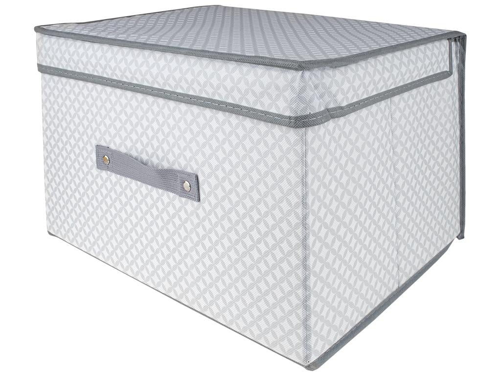 Ящик ПВХ для хранения вещей 40х30х25 см Серый (MMS-R29646)