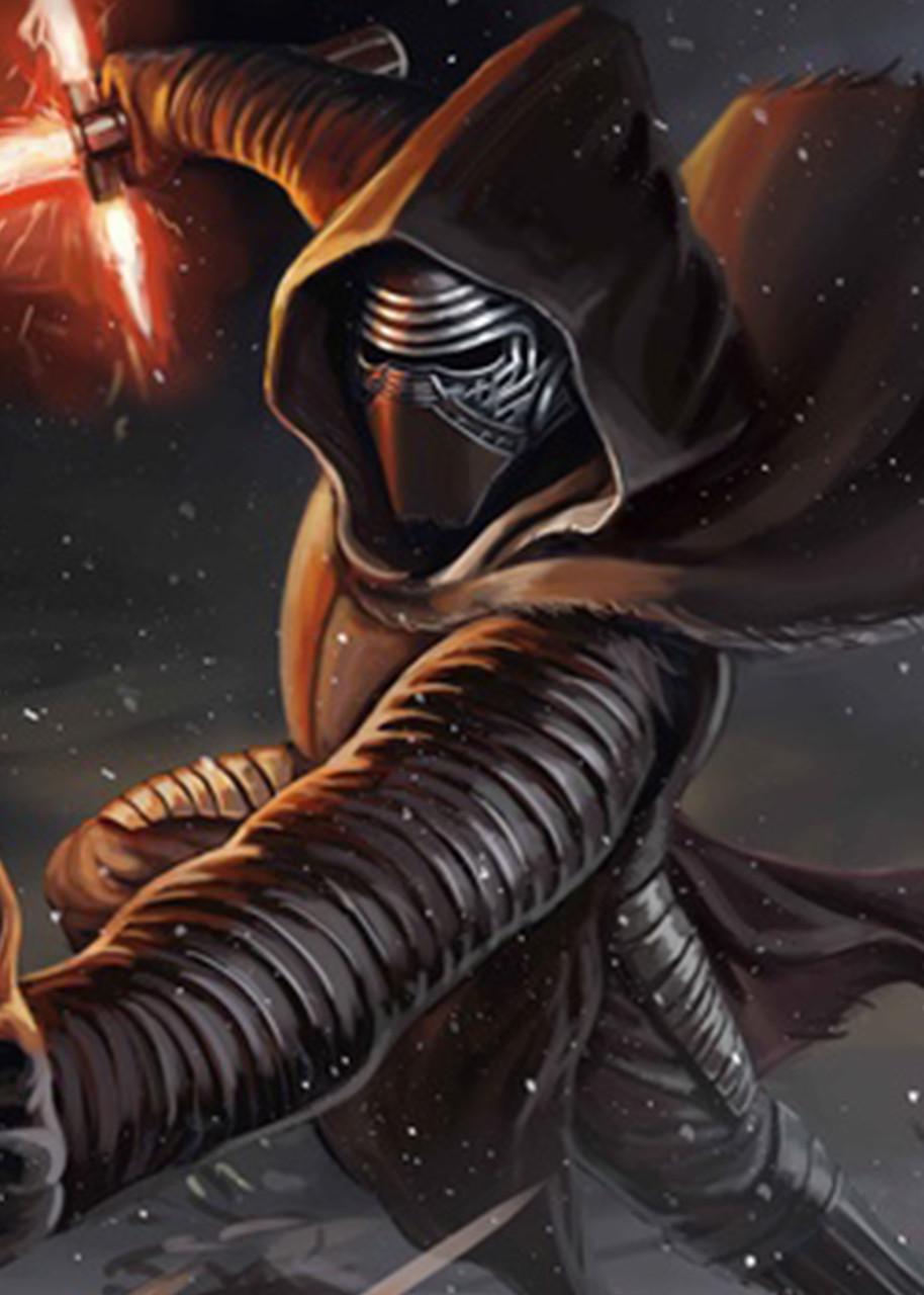 Картина GeekLand Star Wars Звёздные Кайло Рен атакует
