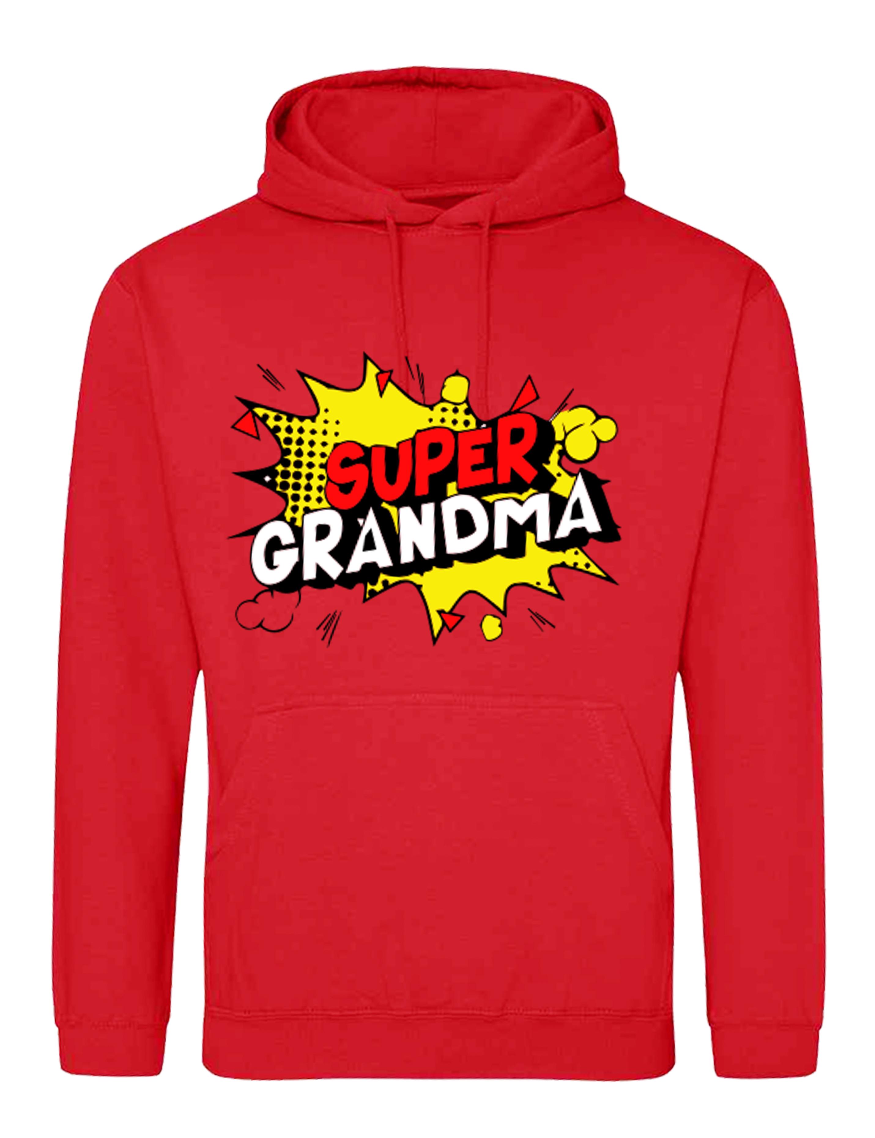 Худі "Super Grandma" 3XL Червоний (NI502.RE.3XL-2)