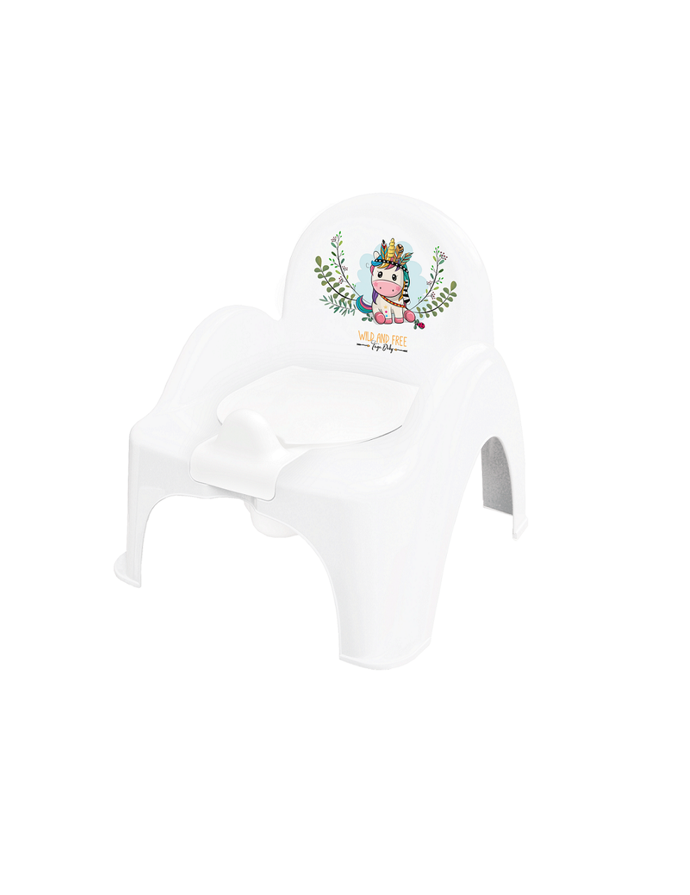 Горшок-стульчик Tega Baby Дикое мероприятие Единорог Белый (5902963001429 DZ-007-103-JEDNOROŻEC)