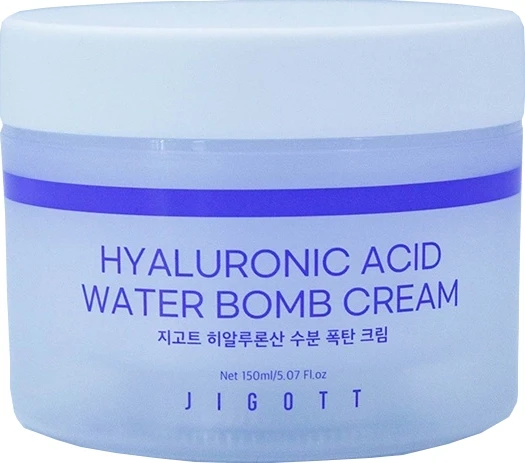 Крем для лица Jigott Hyaluronic Acid Water Bomb Cream увлажняющий с гиалуроновой кислотой 150 мл (2072052043)